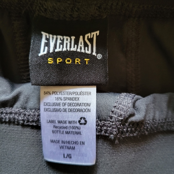 Men's Everlast Sport Spandex Thermal Tights Compression Pants Gray - Picture 4 of 4